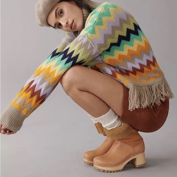 Free People Shoes - Swedish Hasbeens High Shearling Lined Boots Free People